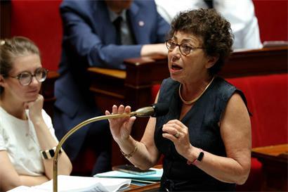 La ministre de la Transition écologique, Monique Barbut, s’est adressée vendredi aux députés dans l’Assemblée nationale