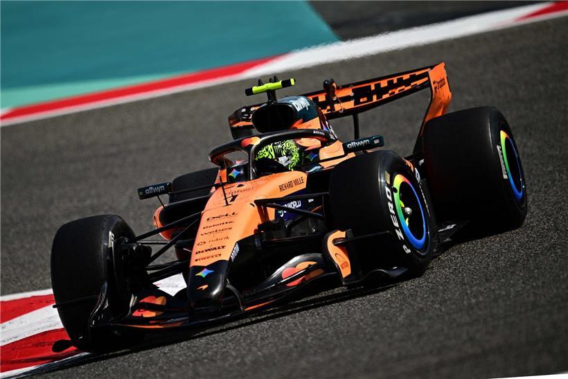 Lando Norris bei Formel-1-Test in Bahrain 2024 als Titelverteidiger der neuen Saison