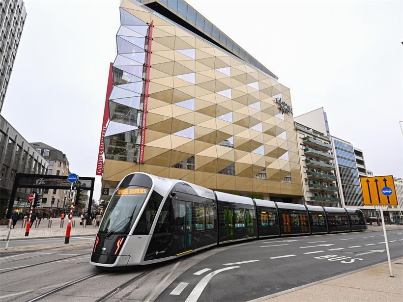 Langsam aber sicher wird die Tramlinie in Luxemburg ausgebaut