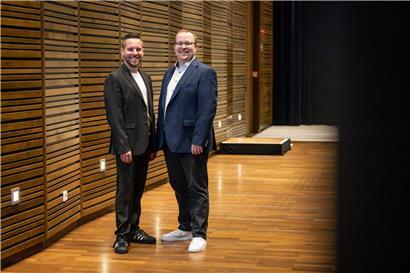 Olivier Garofalo und Pit Ewen leiten ab August das Mierscher Theater, Porträt der neuen Theaterleitung