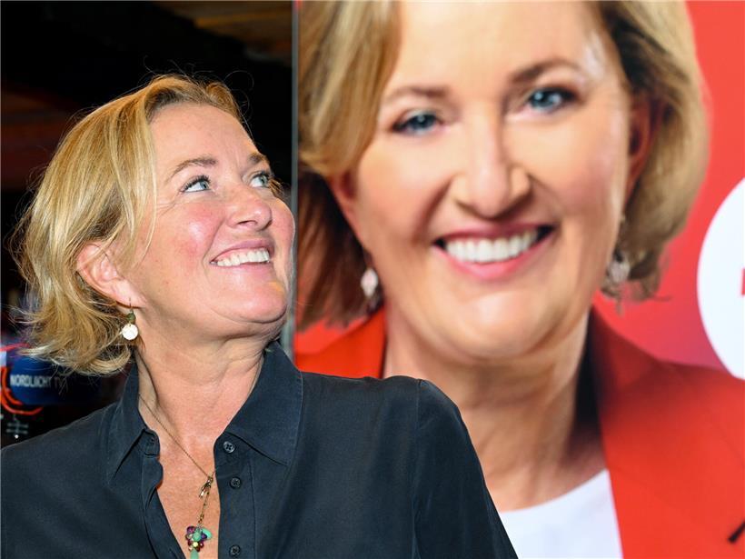 Wahlabend 8. Oktober 2023 im LSAP-Hauptquartier Melusina mit jubelnden Parteimitgliedern und Live-Ergebnissen