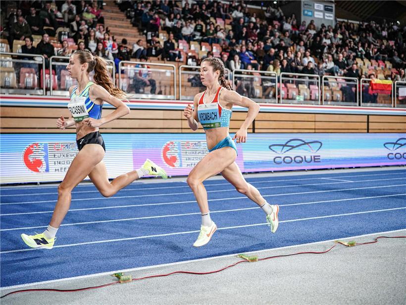 Linda Krombach läuft neue deutsche U20-Bestleistung über 1500 m am Sonntag bei Leichtathletik-Wettkampf