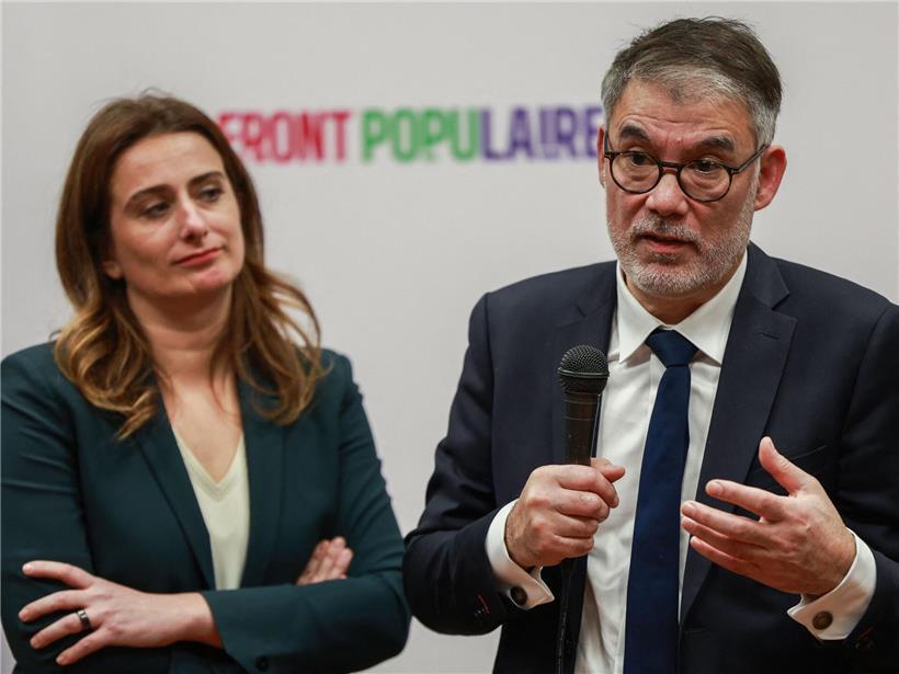 Marine Tondelier und Olivier Faure diskutieren über die Zukunft der NFP bei politischem Treffen der Grünen und Sozialisten