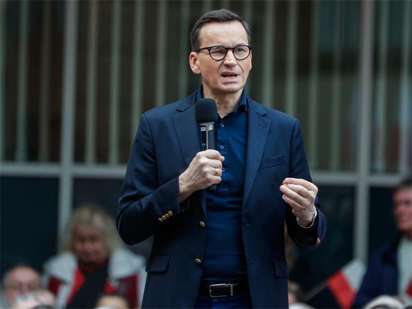 Mateusz Morawiecki, ehemaliger PiS-Premierminister und Oppositionsführer