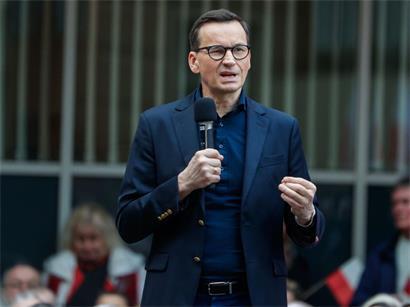 Mateusz Morawiecki, ehemaliger PiS-Premierminister und Oppositionsführer