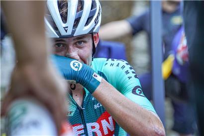 Mats Wenzel beim letzten Feinschliff vor der Katalonien-Rundfahrt am Wochenende