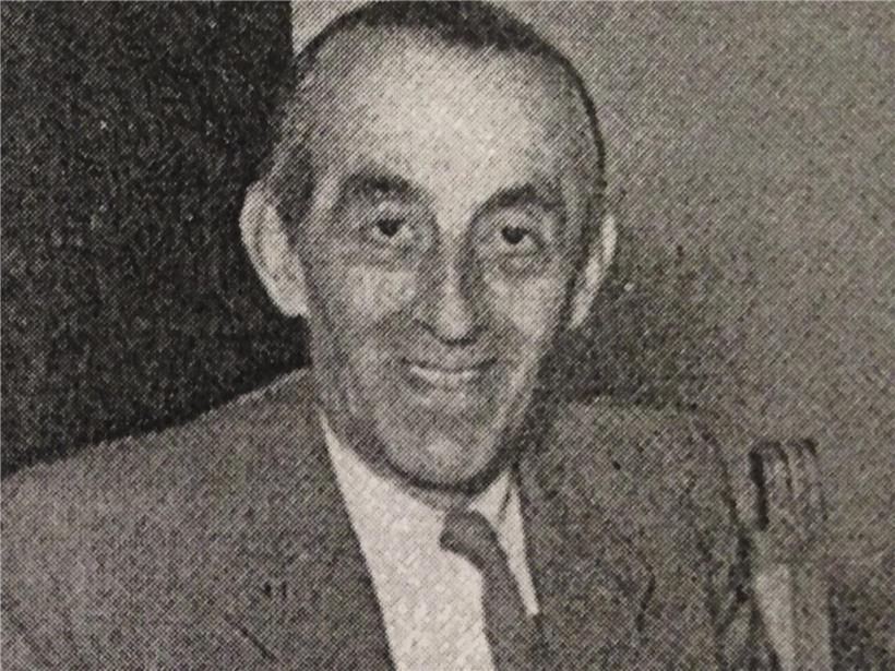 Michel Rasquin, Präsident der LSAP von 1945 bis 1951, Porträtfoto in Schwarz-Weiß