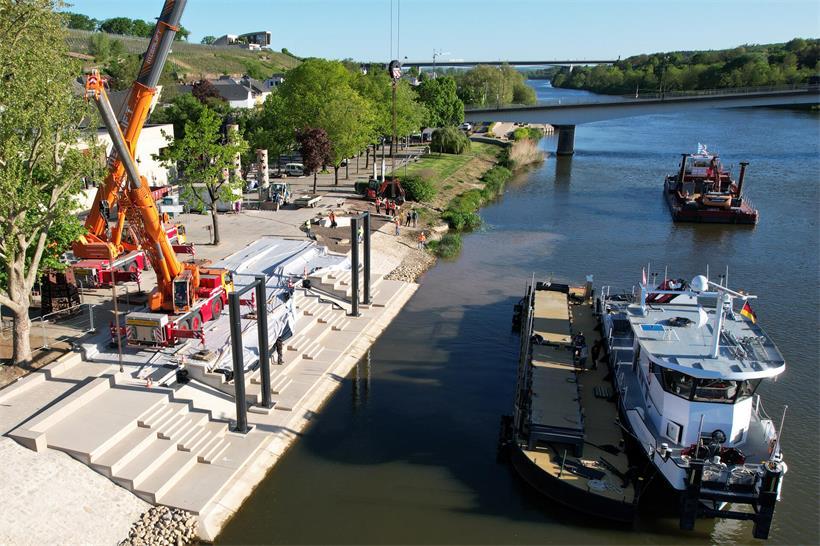 Was lange währt: Neuer Ponton für die „Marie-Astrid“ eingeweiht