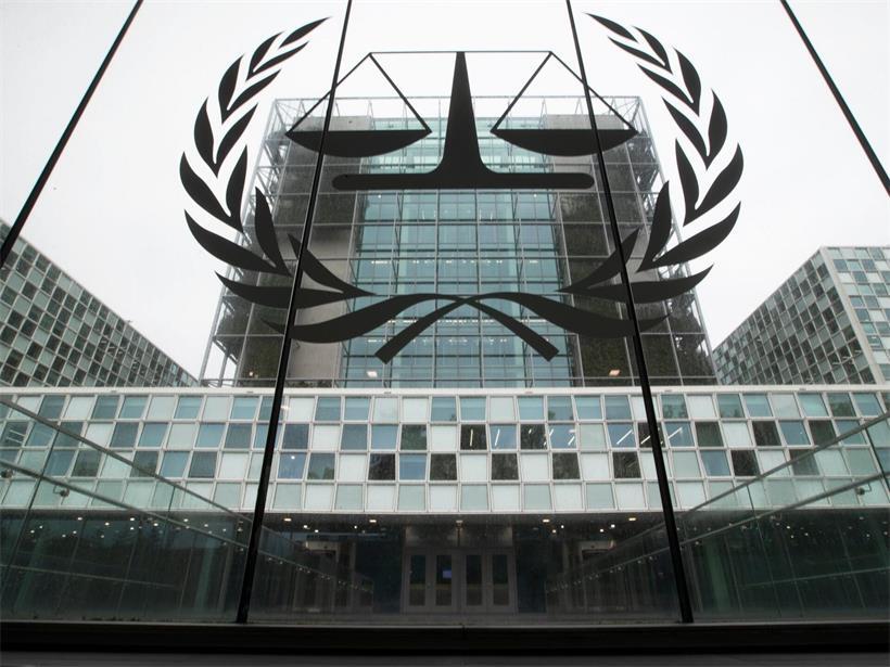 Niederlande, Den Haag: Außenaufnahme des Internationalen Strafgerichtshofs (IStGH)