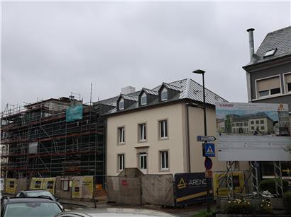 Baustelle von A Kassen mit entstehenden Geschäftsflächen, Eröffnung geplant für Anfang Dezember, Einzelhandel im Aufbau