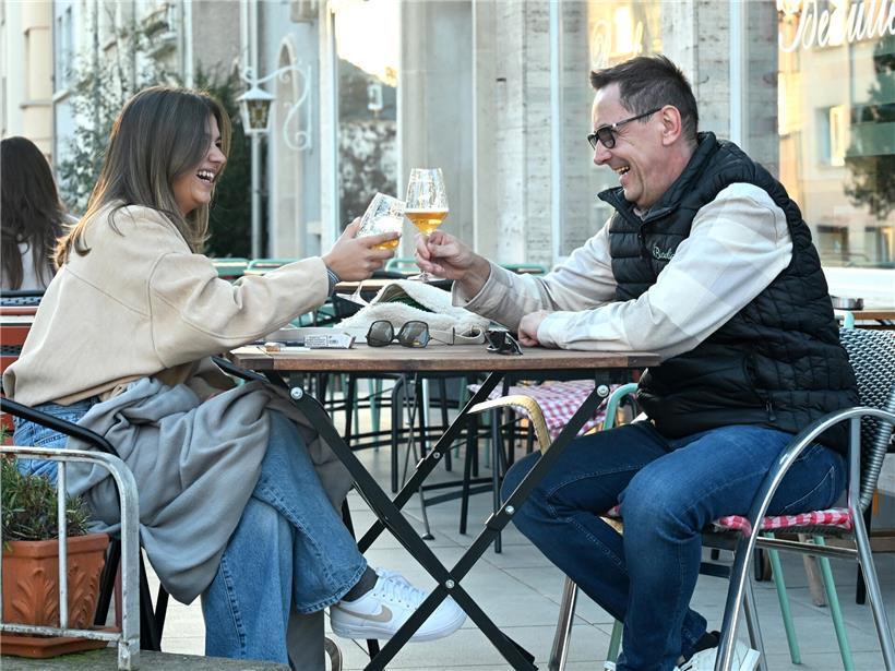 Ob Terrassenwetter hilft? Zu schaden scheint es auf jeden Fall nicht