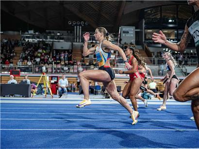 Patrizia Van der Weken sprintet zum vierten Sieg in Folge über 60 Meter beim CMCM Meeting