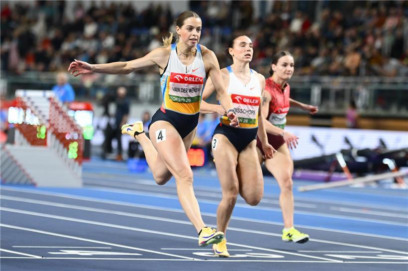 Patrizia Van der Weken sprintet in Torun mit drittschnellster Jahreszeit über die 100 Meter hinweg