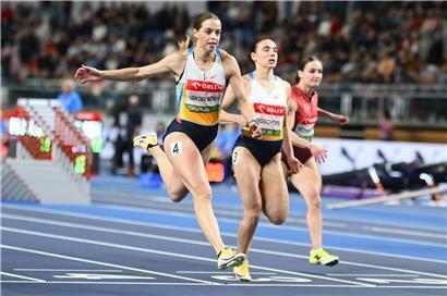 Patrizia Van der Weken sprintet in Torun mit drittschnellster Jahreszeit über die 100 Meter hinweg