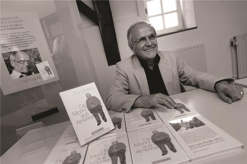 Pol Greisch präsentiert sein Buch „De Monni aus Amerika“, ausgezeichnet mit dem Servais-Preis bei Buchvorstellung