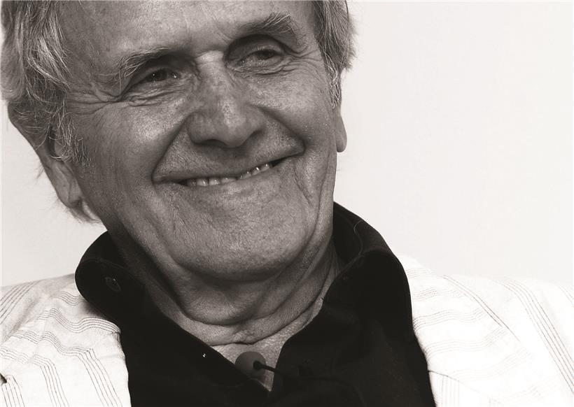 Porträt von Pol Greisch, Schriftsteller und Sprachkünstler, bekannt für feinen Humor, verstorben im Alter von 95 Jahren