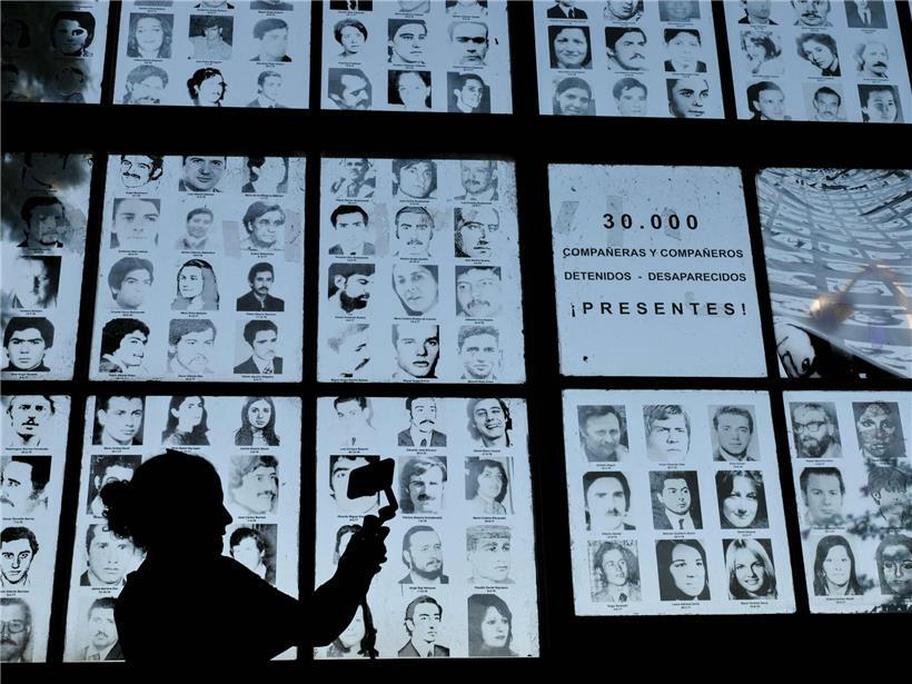 Porträts der Verschwundenen im ehemaligen Folterzentrum ESMA, heute Gedenkstätte für Opfer der argentinischen Militärdiktatur