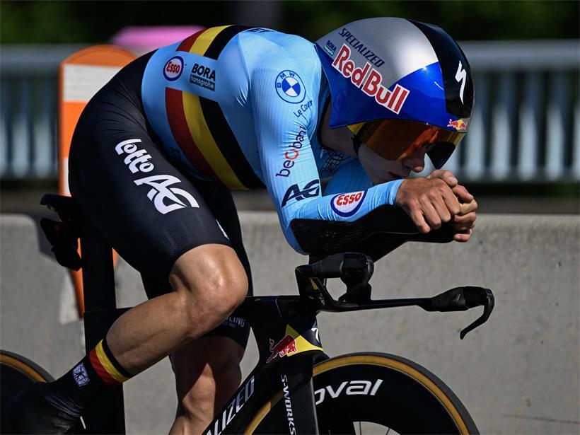 Remco Evenepoel ist zum vierten Mal Weltmeister im Zeitfahren geworden