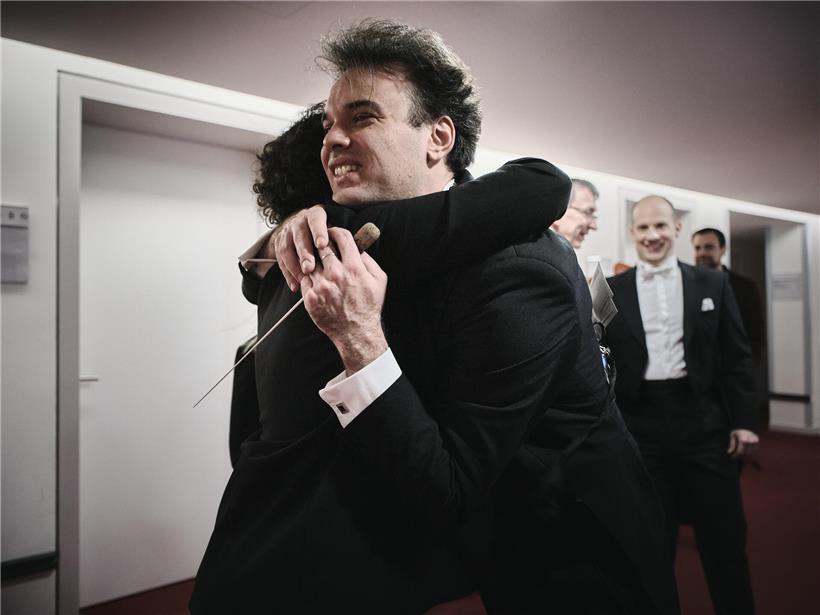 Sein erstes Konzert als neuer Chefdirigent wurde mit starkem Applaus belohnt: Martin Rajna