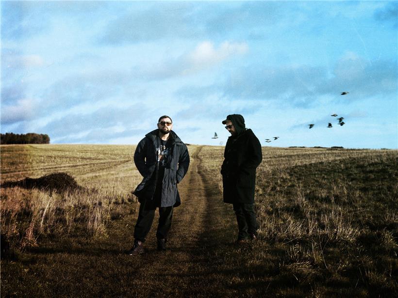 Sie sind The Twilight Sad: James Graham (l.) und Andy MacFarlane (r.)