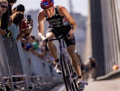 Triathlet Emile Vanolst hat bei der U17-EM Silber gewonnen