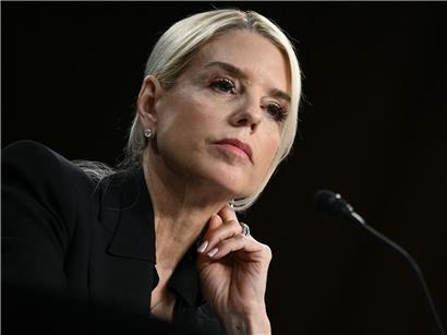 US-Justizministerin Pam Bondi bei Anhörung des Senats-Justizausschusses zur Aufsicht über das Justizministerium