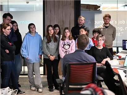 Lokalchef Cédric Feyereisen berichtet im Interview über den Redaktionsalltag und journalistische Abläufe