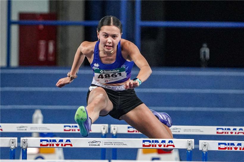 Uyana Granger jubelt nach ihrem ersten Gewinn des Landesmeistertitels im Wettkampf