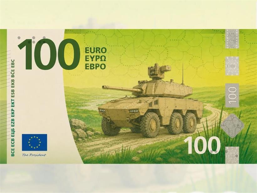 Luxemburger Verteidigungsdirektion veröffentlicht KI-Banknoten mit Militärausrüstung