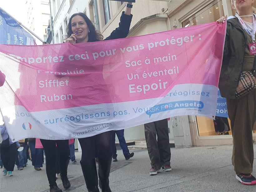 Protest in Luxemburg-Stadt: Hunderte Menschen gehen für Frauensicherheit auf die Straße