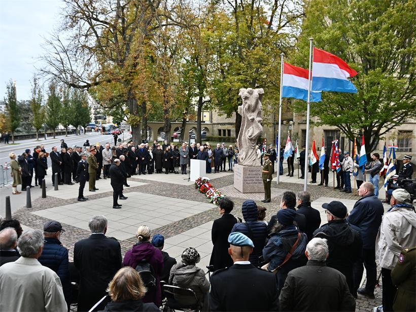 Gedenkfeier in Bildern: Luxemburg erinnert an die Opfer des Zweiten Weltkriegs