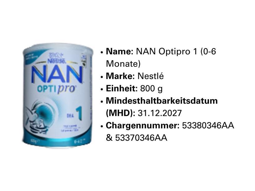 Neue Rückrufe bei Babymilch: Zahl der betroffenen Produkte steigt auf 35