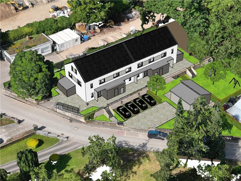 Sozialer Wohnraum: Gemeinde baut vier Einfamilienhäuser – und ein Tiny House