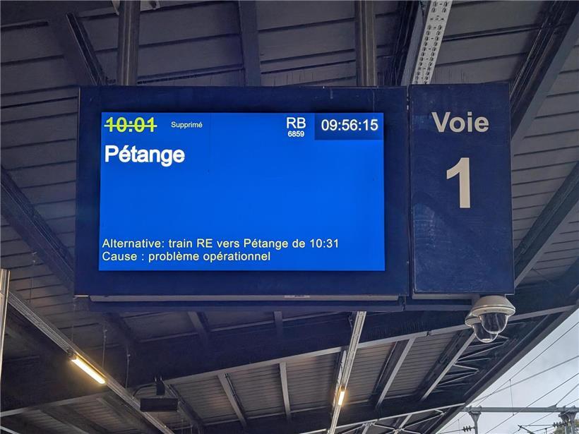 So (un)pünktlich sind die CFL-Züge nach Trier tatsächlich