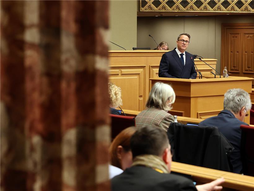 Xavier Bettel hält entwicklungspolitische Rede am Mittwochvormormittag in der Abgeordnetenkammer Luxemburgs