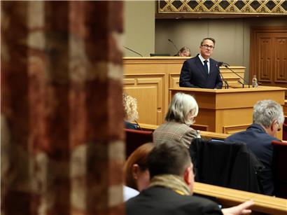 Xavier Bettel hält entwicklungspolitische Rede am Mittwochvormormittag in der Abgeordnetenkammer Luxemburgs