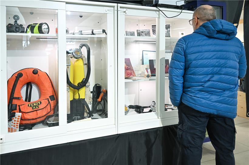 Zur Clubgeschichte gehört auch die Entwicklung der Tauchausrüstung