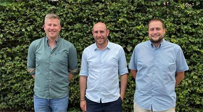 (v.l.) Erster Schöffe Kim Müller, Bürgermeister Claude Schmit und Zweiter Schöffe Steve Gereke